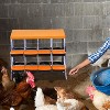 Chicken Nesting Box,Chicken Egg Laying Box with Compartments, Roll Away Eggs Laying Boxes, Nesting Boxes, indoor & Outdoor Use,Easy Egg Collection - 2 of 4