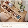 Vintage 7 Drawers Dresser, 54" Wide Wood Rustic Chset of Drawers for Bedroom, Living Room,Hallway - 3 of 4