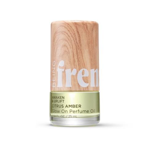 Being Frenshe Glow On Roll-on Fragrance With Essential Oils - Floral Citrus  Amber - 0.84 Fl Oz : Target