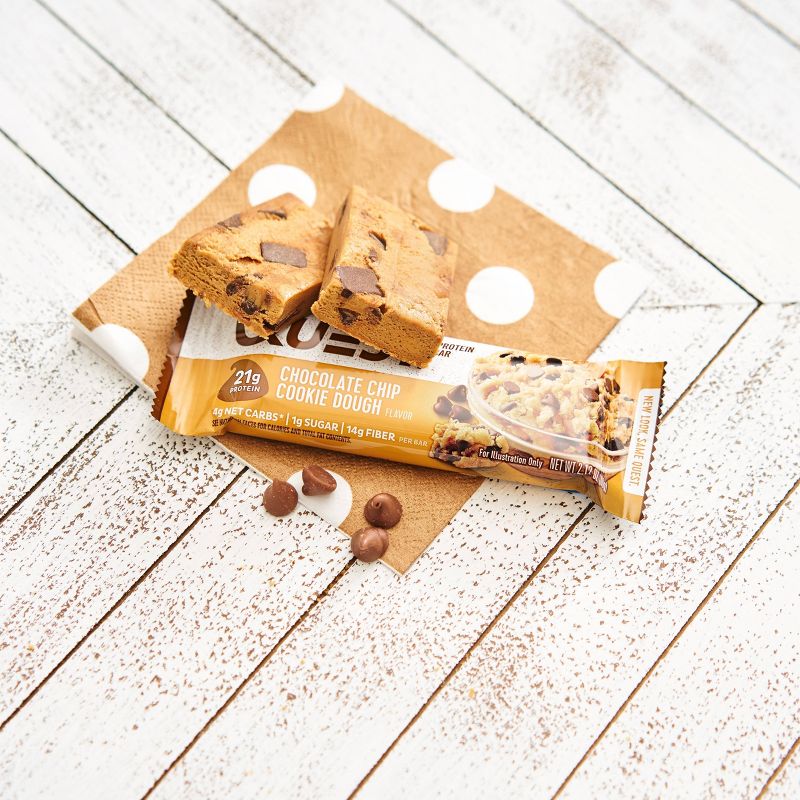 Quest Nutrition Protein Bar - Chocolate Chip Cookie Dough, 5 of 7