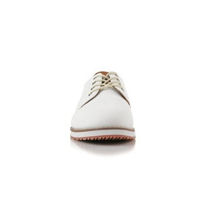 Ferro Aldo Mens Thomas MFA19688 Casual Light Weight Derby Sneaker Shoes, in White, Size 8 — фото 2