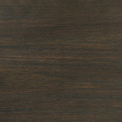 Transitional Simms 54" Round Walnut & Glass Dining Table