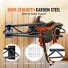 VEVOR Saddle Rack with Pad Bar,23.8 x 12.6 x 10.2 in,2 Packs Wall Mounted Saddle Stand, Heavy-Duty Steel Saddle Holder, Western & English Saddle Rack - 3 of 4