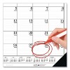 Recycled Academic Desk Pad Calendar, 18.5 x 13, White/Blue Sheets, Blue Binding/Corners, 14-Month: July 2025 to Aug 2026 - 3 of 4