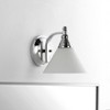 Valery Wall Sconce - Nickel/Clear - Safavieh - image 2 of 4