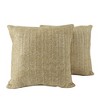 Chery Life 2 Pack Outdoor Throw Pillows, Waterproof & Fade-Resistant Patio Cushions (18x18 Inch) - 2 of 4