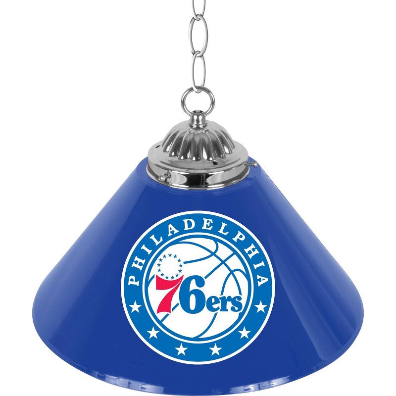 NBA Philadelphia 76ers Single Shade Bar Lamp - 14 inch, 1 of 5