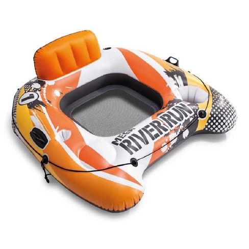 Intex River Run 1 Inflatable Floating Tube Raft for Lake River & Pool 3 Pack