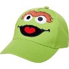 Sesame Street Oscar The Grouch Baseball Hat for Boys Ages 2-4,  Kids Cap - 3 of 3