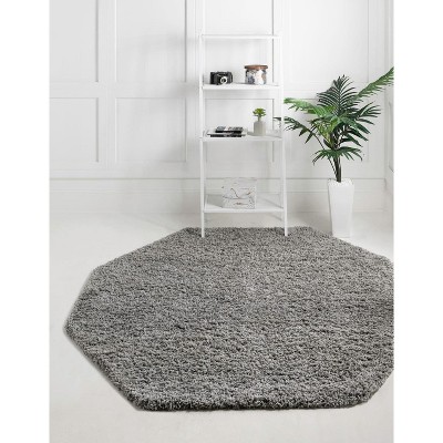 Unique Loom Solid Shag Solid Indoor Woven Area Rug