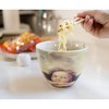 BOOM Bowl Bop Cherub Fine Art Japanese Style Dinner Set | 16-Ounce Ramen Bowl, Chopsticks - 4 of 4