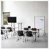 Safco Impromptu Magnetic Whiteboard Collaboration Screen, 42w x 21.5d x 72h, Black/White - image 2 of 4