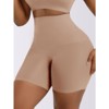 Coolmee Womens Body Shaper Shorts Shapewear Boyshorts Panties Tummy Control Underwear, Thigh Slimming Technology Butt Lifter - 3 of 4
