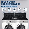 COZONY 54 Inch Washer Dryer Countertop, 2 Tier Laundry Topper with Edge and Drawers for Organization Storage - 2 of 4