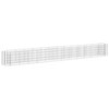 vidaXL White Iron 4-Floor Flower Stand with Wheels, Durable Plant Rack with Strong Frame and Versatile Storage Shelf, 17.3"x9.1"x31.5" - 2 of 4