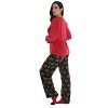 Just Love Womens Microfleece Pajama Pant Set with Socks  Warm, Snug Sleepwear - 4 of 4