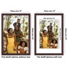 Americanflat 16x24 Poster Frame with Polished Plexiglass - Use as 12x18 Frame with Mat or 16x24 Frame Without Mat - Hudson Collection - Mahogany - 2 of 4