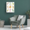Trademark Fine Art - Gayle Martin Legner  Leaf Impressions Grid Canvas Art - 3 of 4