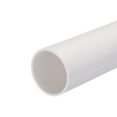 Unique Bargains PVC Water Plumb DIY Crafts High Impact Rigid Round Pipes 8" Length