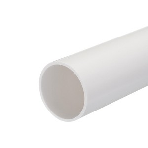 Unique Bargains PVC Water Plumb DIY Crafts High Impact Rigid Round Pipes 8" Length - 1 of 4