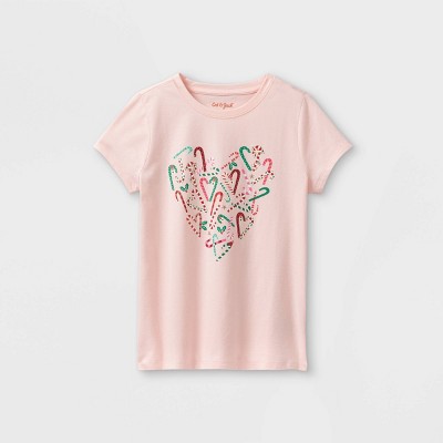 Girls' Printed Short Sleeve Graphic T-Shirt - Cat & Jack™ 