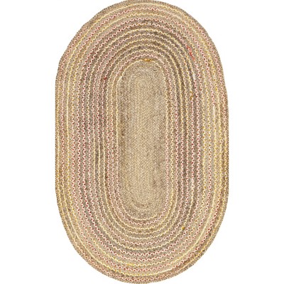 Nuloom Braided Draya Jute Indoor Area Rug