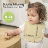 KeaBabies 8pk Organic Quin Baby Bibs for Drooling and Teething, Cotton Drool Bibs, Newborn Baby Boys, Baby Girls Bibs - 4 of 4