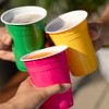 True Bright Party Cups, Disposable Cups, Drink Cups for Cocktails and Beer, 16 Ounce Capacity, Plastic, Multicolor, Set of 24 - 2 of 4