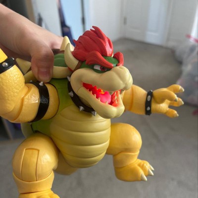 The Super Mario Bros. Movie 7 inch Feature Bowser Action Figure with Fire  Breathing Effects