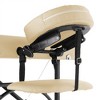 Saloniture Professional Portable Lightweight Tri-Fold Massage Table with Aluminum Legs - 2 of 4