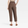 Women's Signature Crepe Tapered Ankle Pull-On Pants - A New Day™ - 2 of 3