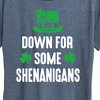 Women's - Instant Message - Down For Some Shenanigans Short Sleeve Graphic T-Shirt - 2 of 4