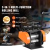 VEVOR Rolling Mill, 1.77"/45 mm Jewelry Rolling Mill Machine, 1: 2.4 Gear Ratio,3-in-1 Multi-function Rolling Mill,0-6 mm Press Thickness,Black&Orange - 3 of 4