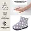 Women's Comfort Warm Faux Fleece Fuzzy Ankle Bootie Slippers Slip-on House Shoes Anti-Slip Sole Indoor/Outdoor - 4 of 4