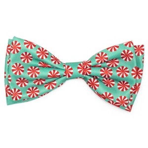 The Worthy Dog Peppermints Bow Tie Adjustable Collar Attachment Accessory - 1 of 1