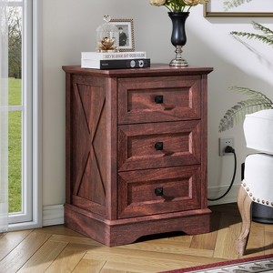 Farmhouse Wood Dresser for Bedroom - 1 of 4