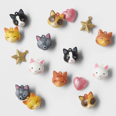 16ct Mini Cat Christmas Ornament Set - Wondershop™