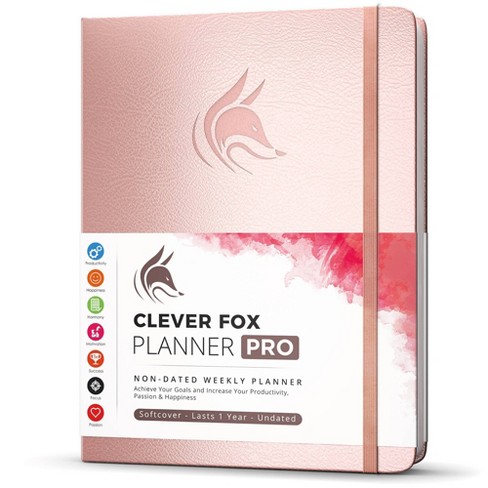 Clever Fox Planner Daily PRO - 8.5 x 11 A4 Size Daily Life Planner and  Gratitude Journal to Increase Productivity, Time Management and Hit Your  Goals