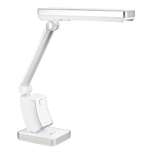 16" 13W HD Slimline Desk Lamp White (Includes CFL Light Bulb) - OttLite - 1 of 3