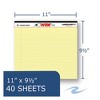 Roaring Spring WIDE Landscape Format Writing Pad, Unpunched with Standard Back, Medium/College Rule, 40 Canary-Yellow 11 x 9.5 Sheets - 2 of 4