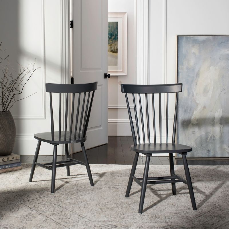 Parker 17"H Spindle Dining Chair (Set of 2)  - Safavieh, 2 of 8