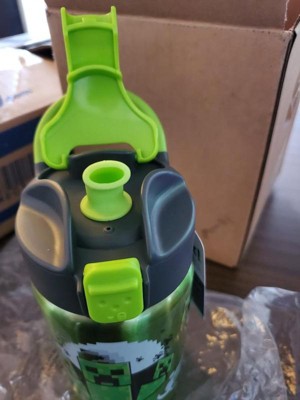 Zak Stainless Steel Vacuum Valiant Portable Minecraft Drinkware Bottle (14 oz) | Target