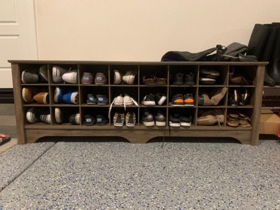 60 shoe cubby bench sale