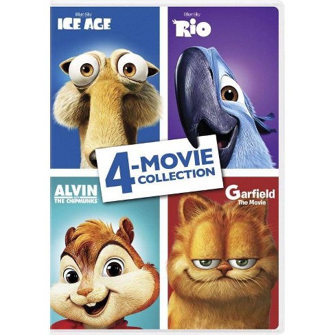 Ice Age Rio Alvin Chipmunks Garfield Dvd - 