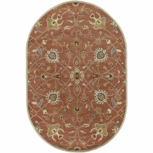 Hauteloom Logville Hand Tufted Rust 1119 Wool Rug - 1 of 4