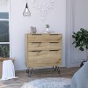 Elfriede Dresser Light Oak - Boahaus: Metal Legs, Wood Laminate, Space-Saving Design, 36" Height - 4 of 4