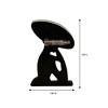 Wrapables Acrylic Fashion Brooch Pin for Sweaters, Coats, Scarves, and Bags, Elegant Lady - 2 of 4