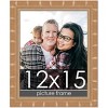 PosterPalooza | 12x15 Modern Bamboo Picture Frame, UV Acrylic, 5 Finishes - 2 of 4