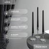 10 inch Taper Candles Set of 4 - Dripless Taper Candles and Unscented Candlesticks - Perfect as Dinner Candles and Household Candles - 4 of 4