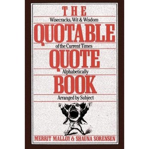 Quotable Quote Book - by  Merrit Malloy (Paperback) - 1 of 1